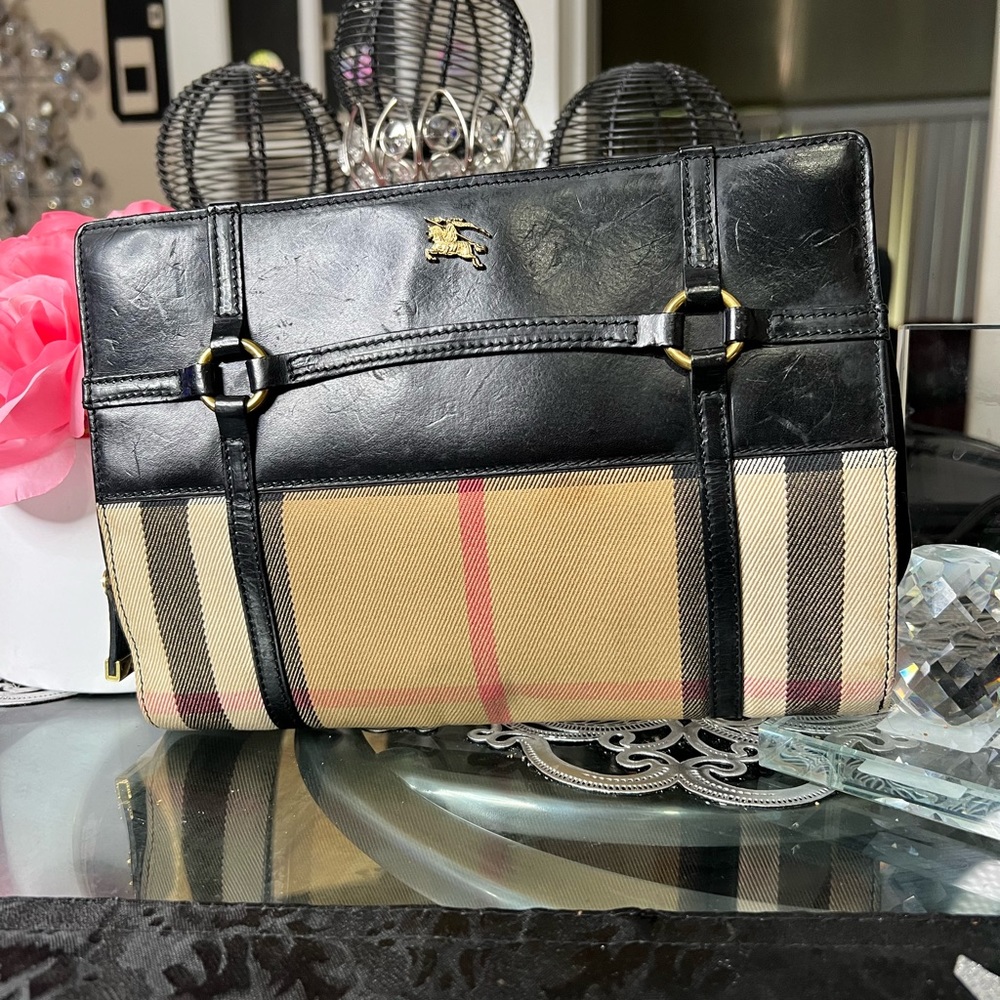 Authentic Vintage Burberry Clutch